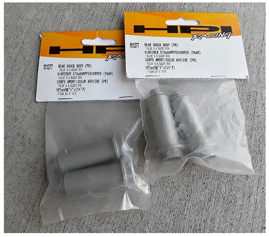 2 paquetes de carrocería de amortiguador trasero HPI Racing 101377 4 piezas RTR Pulse Buggy 4,6 ¡La mejor oferta! Foto 1 de 1