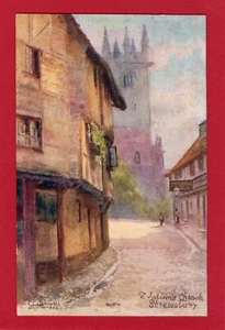Shrewsbury St Julian's Church Artist Signed C C Ashwell pc 1908 L Wilding AT799 - Bild 1 von 2
