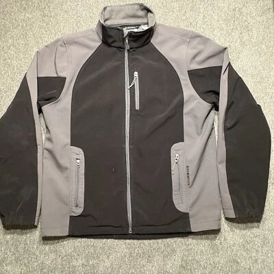 Black Diamond Men's X Large Black and Gray Softshell Fleece Jacket EUC - Image 1 of 4