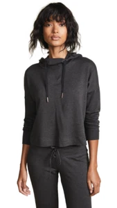 NUEVO CON ETIQUETAS Beyond Yoga $120 Sedona Sudadera con Capucha Recortada Gris Brezo Carbón XL - Imagen 1 de 1