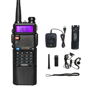 BAOFENG UV-5R VHF/UHF Dual Band Two Way Radios Walkie Talkie Transceiver UK - Picture 1 of 12