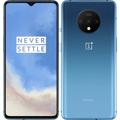OnePlus 7T 4G Azul Glaciar 128GB + 8GB Doble SIM Desbloqueado GSM NUEVO Foto 1 de 3