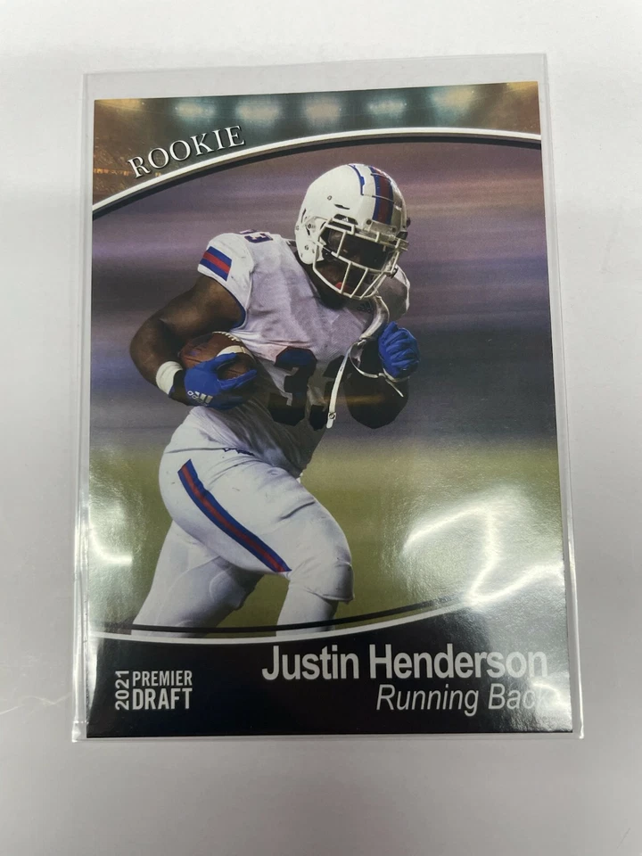 2021 Sage Hit Premier Draft High Series Rookie Base #87 Justin Henderson RC - Image 1 of 1