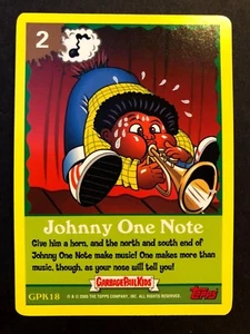 Topps Garbage Pail Kids 2005 GPK ANS 4 GAME CARD #18 JOHNNY One-Note NrMint-Mint - Bild 1 von 1