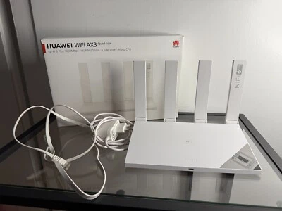 Huawei AX3 Tri-Band Wi-Fi 6 Plus Router - Weiß 3000Mbps wie neu - Bild 1 von 4