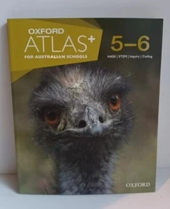 Oxford Atlas+ for Australian Schools Years 5-6 by Atlas (English) Paperback Book - Picture 1 of 3