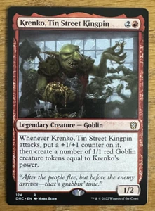 Magic The Gathering Dominaria United Commander, Krenko, Tin Street Kingpin - Imagen 1 de 1
