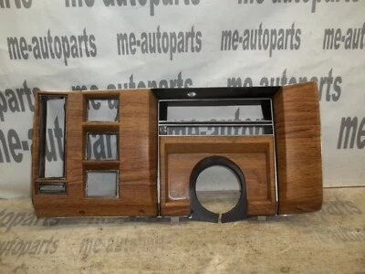 80-89 Cadillac Deville Fleetwood Instrument Speedo Cluster Woodgrain Bezel Trim - Image 1 of 4