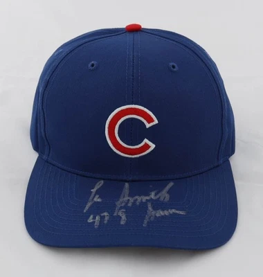 Lee Smith Signed Chicago Cubs Logo Snapback Hat Inscribed "478 Saves" (JSA COA) - Image 1 of 4