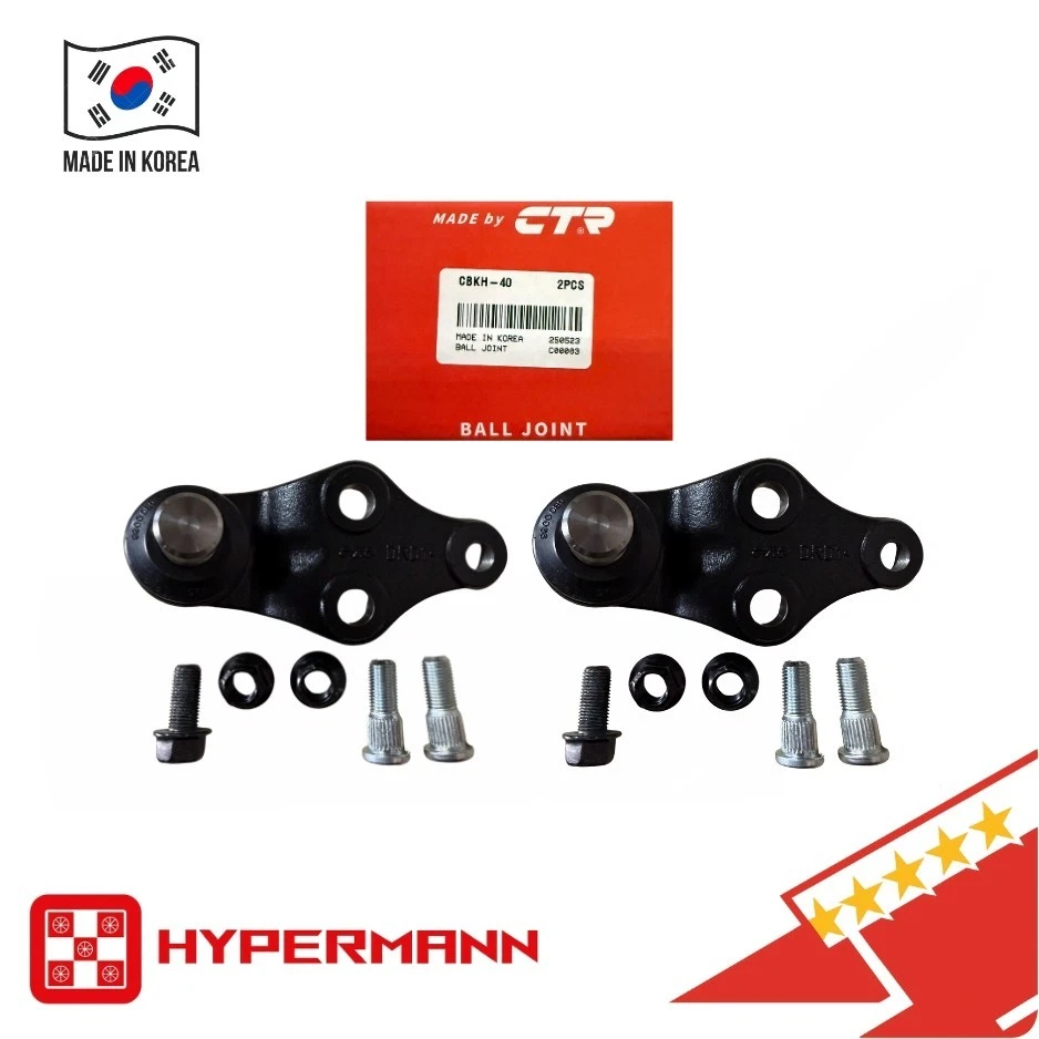 CTR Ball Joint Lower FRONT 2 PCS Left Right Side for 2014-2019 Soul 54530-2T010 - Image 1 of 1