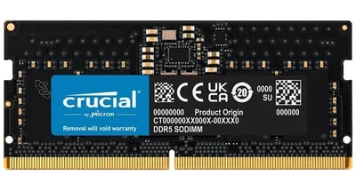 8GB DDR5-5600 PC5-44800 SODIMM RAM - CT8G56C46S5 - Image 1 of 3