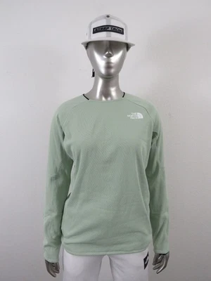 NUEVO CON ETIQUETAS Mujer The North Face Summit FUTUREFLEECE Crew Polar Suéter Chaqueta Salvia Foto 1 de 4