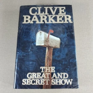 The Great and Secret Show by Clive Barker 1989 Hardcover Book HCDJ 1st Edition - Picture 1 of 10