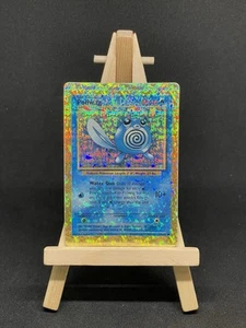 Poliwag HOLO Prism Vintage Pokemon Base Set Golden Sticker Card - Picture 1 of 4