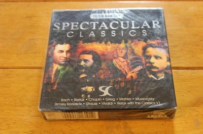 Spectacular Classics 10 CD Box Set Classical Music Bach Chopin Vivaldi Sealed - Image 1 of 2