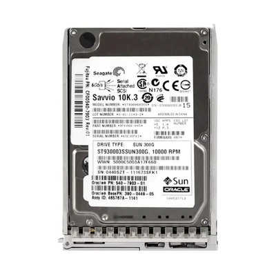 Compatible SUN ST930003SSUN300G 300GB 10K SFF 2.5" SAS HDD - Image 1 of 2
