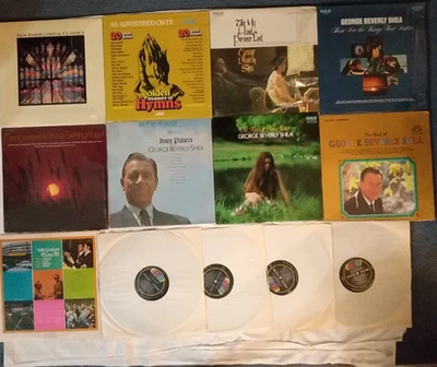 13 LP Christian George Beverly Shea Hymns Billy Graham Euro 70 Old Time Religion - Image 1 of 4