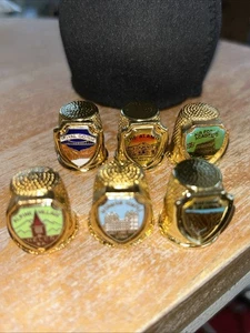 Fingerhüte Sammlerstücke 6 Stück.  Alamo Royal Gorge Helen - Bild 1 von 7