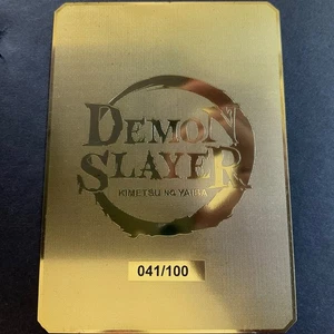 Goddess Story Gold METALL Karte - Seriennummer #041/100! - Anime Demon Slay - Bild 1 von 7