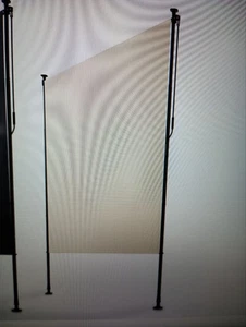 Senkrechtmarkise 200x310 Klemmmarkise Sichtschutz Balkon Rollo Juskys wetterfest - Bild 1 von 2