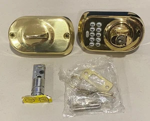 Schlage Plymouth Keypad Deadbolt (BE365VPLY505) GEBRAUCHT, FOR PARTS, NO KEYS - Bild 1 von 14