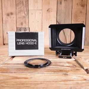 Zenza Bronica ETRS Professional Lens Hood-E with 58mm & 62mm Adapter Rings - Picture 1 of 8