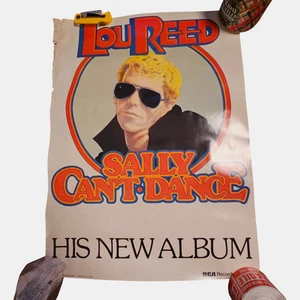Lou Reed Sally Can't Dance 18x24 Vintage 1974 RCA Records Promo Álbum Póster Pop - Imagen 1 de 7