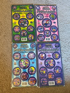 New Sealed Pogs Super Mario World Slamcaps Full Set Collectible - Picture 1 of 6