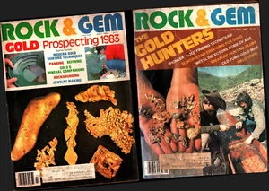 2 VTG ROCK & GEMS MAGAZINES 1983- 1984 ROCKHOUND AND LAPIDARY - Picture 1 of 1