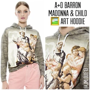 Alice + Olivia Barron Madonna & Kind weite Ärmel Hoodie 275 $ Größe XS 0 2 - Bild 1 von 9