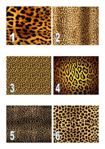 Edible Brown Leopard Print A4 Icing Sheet Iced Cake Topper - Picture 1 of 7