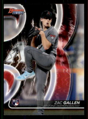 2020 Bowman's Best #35 Zac Gallen Arizona Diamondbacks RC - Image 1 of 2