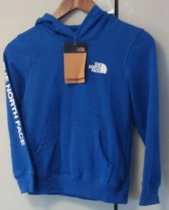 The North Face Y Logo Youth/Junior S 7-8 Lapis Blue New Hoodie pullover Unisex - Picture 1 of 10