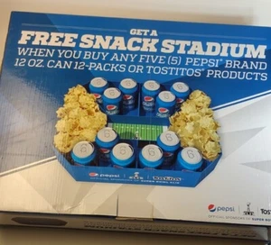 Pepsi Tostitos Snack Stadium Football 2014 Super Bowl Serving Appetizer Tray - Picture 1 of 4