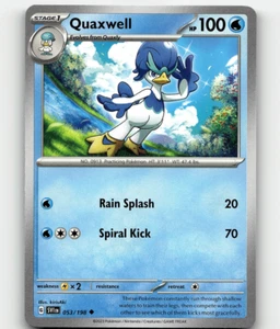Pokemon Quaxwell 053/198 Scarlet & Violet Base Set NM/M - Picture 1 of 1