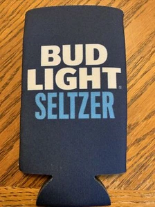 Bud Light Seltzer Slimline Beer Can Coozie Koozie Insulator Slim Line - Picture 1 of 2