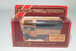 A35 71 1:43 MATCHBOX YESTERYEAR FODEN STEAM WAGON TATE & LYLE'S SUGAR MIB - Picture 1 of 5