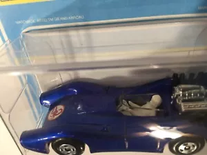 Vintage Lesney Matchbox 61 Custom Scorpion Label Blue Shark Blister Pack - Picture 1 of 6