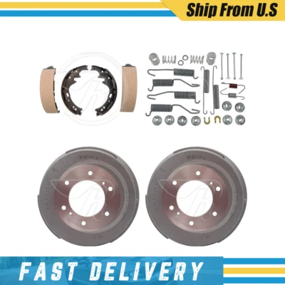 Se adapta a zapatas de freno de tambores traseros D21 1986-1989 y kit de resorte de herrajes Foto 1 de 4