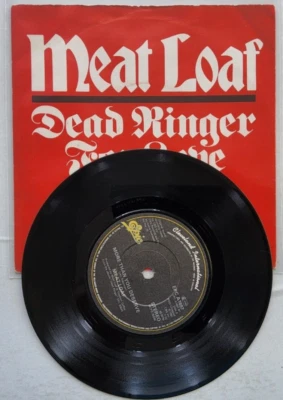 Meat Loaf – Dead Ringer For Love  1981 single 7" vinyl record in picture sleeve - Image 1 of 4
