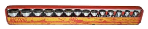 Mac Tools 14-PC 3/8 Drive 6-PT Metric Socket Set SXM146BRPT 6 to 19mm Metal Case - Picture 1 of 12