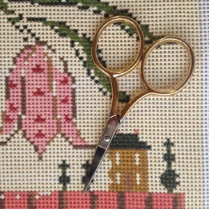 Bohin Embroidery Scissors Large finger holes sharp point gold handle made France - Picture 1 of 1