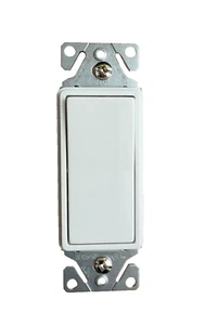 Interruptor Decorador Iluminado Eaton 7511W, 15A, 120V, Blanco *NUEVO* - Imagen 1 de 7