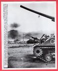 1951? 155mm Gun Motor Carriage M12 Firing at Chinese in Korea News Wirephoto