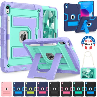 Shockproof Kickstand Case For iPad 10th Generation 10.9" & 11th (A16 Model) 2025 - Image 1 of 4