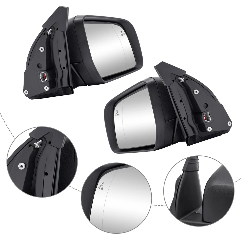 Espejo retrovisor eléctrico plegable lado izquierdo y derecho para Ford Ranger 2019 2020 2021-2022 par Foto 1 de 4