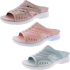 EASY SPIRIT WOMEN'S TRACIEE 2 OPEN TOE SLIDE SANDALS - Picture 1 of 10