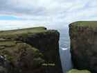 Photo 6x4 Cleft cliffs West Heogaland North of Eshaness Lighthouse. c2014