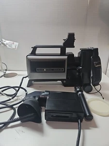 Cámara de video vintage GE General Electric Newvicon con estuche Hinomoto. Sin probar. - Imagen 1 de 17