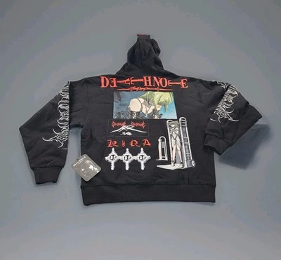DEATH NOTE x Civil Regime x Misa Sudadera con Capucha de Gran Tamaño Peso Pesado Talla Mediana Nueva con Etiquetas  Foto 1 de 4